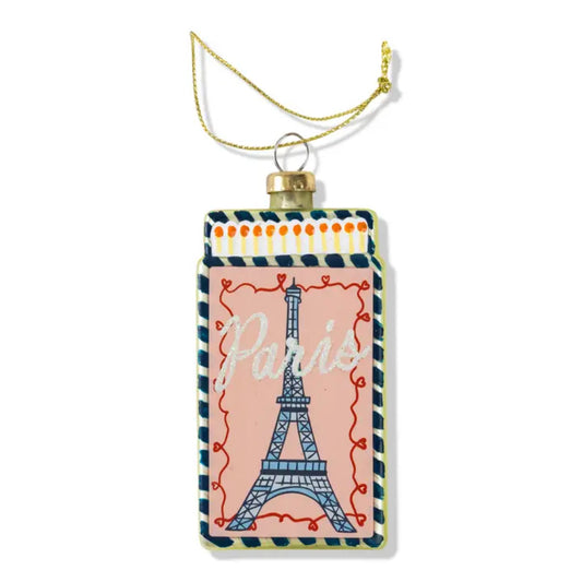 Furbish Studio Matchbook Ornament-Paris