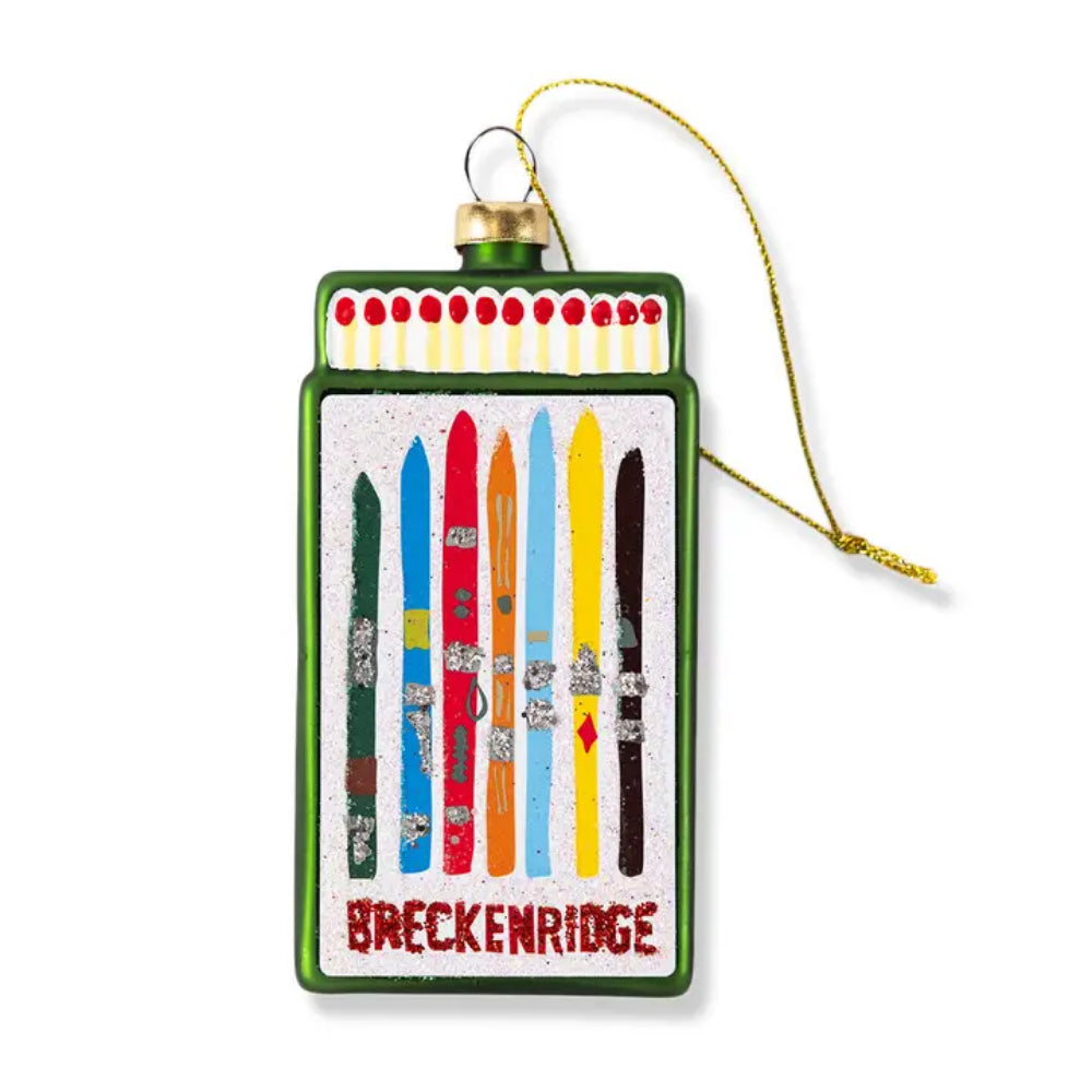 Furbish Studio Matchbook Ornament-Breckenridge