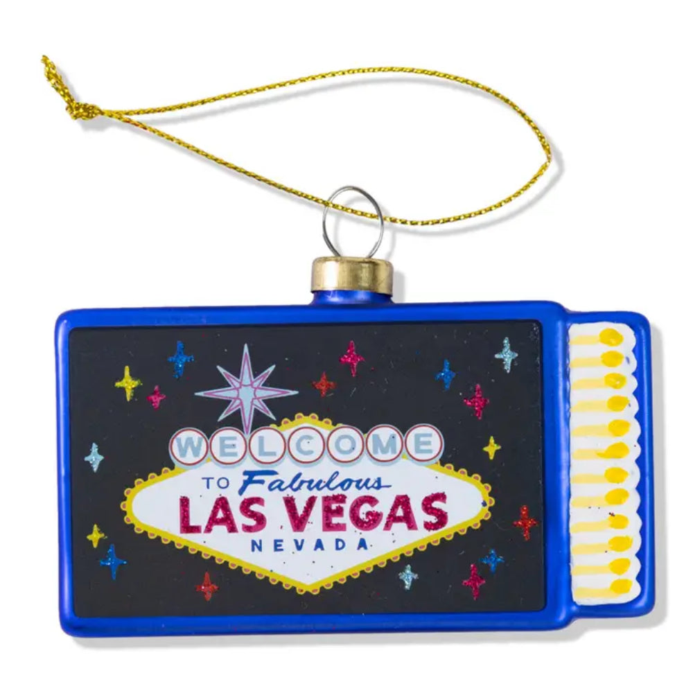 Furbish Studio Matchbook Ornament-Las Vegas