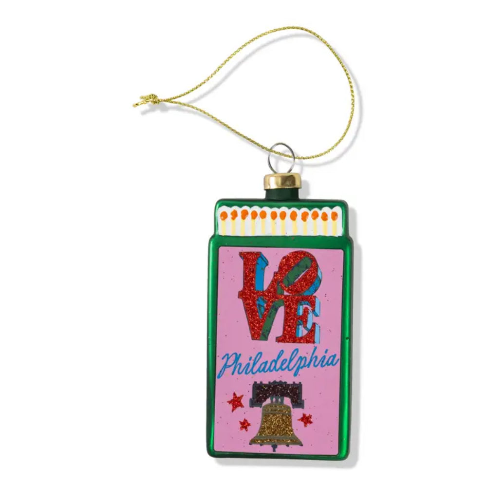 Furbish Studio Matchbook Ornament-Philadelphia