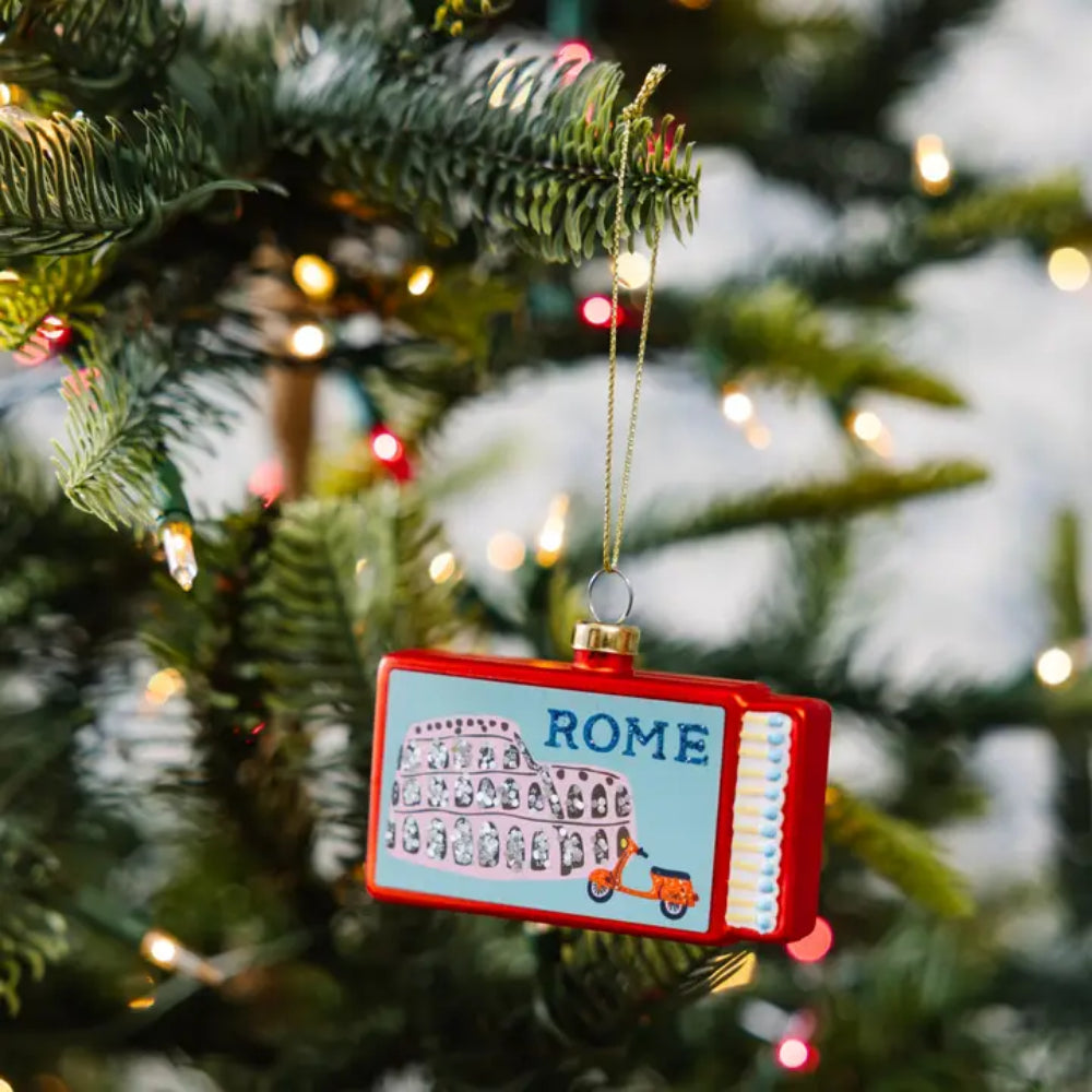 Furbish Studio Matchbook Ornament-Rome