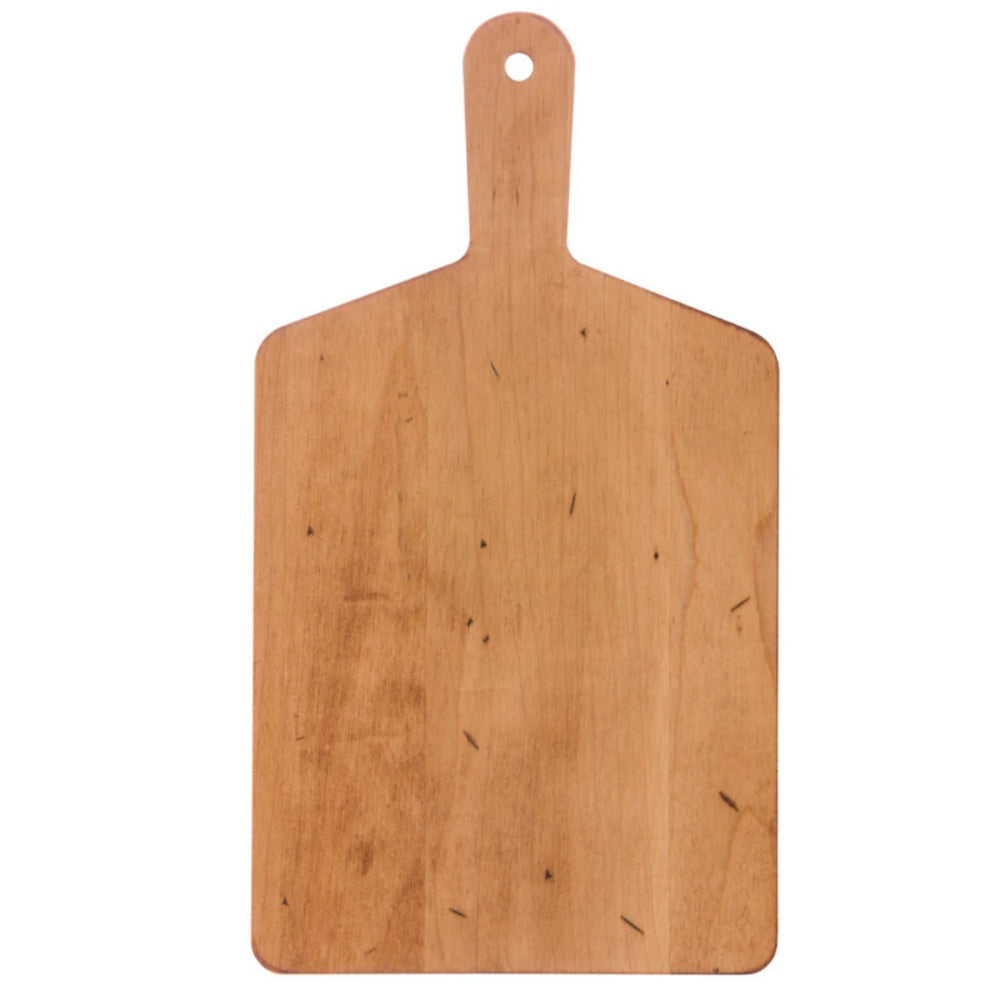 JK Adams Artisan Maple Rectangle Handled Serving Board-Blue Crab