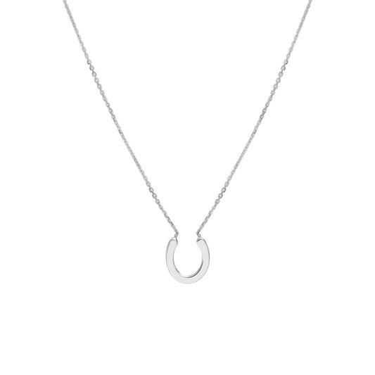 14k Gold Mini Horseshoe Necklace