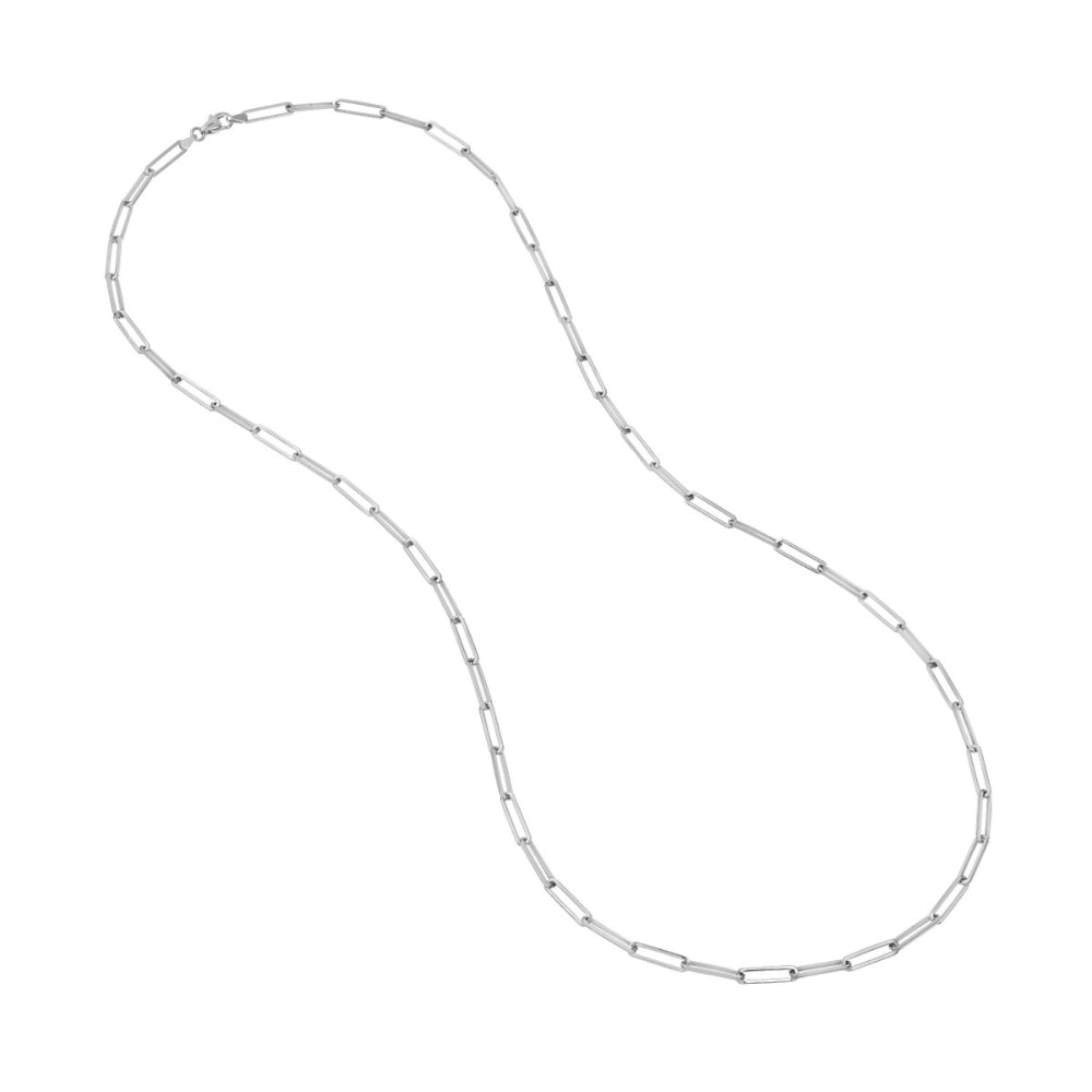 14k Gold Designer Long Link Chain, 20"