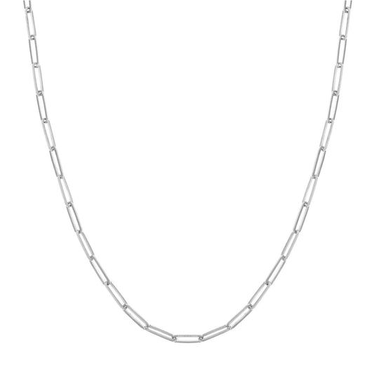 14k Gold Designer Long Link Chain, 20"