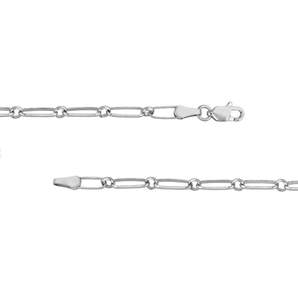 white gold lobster closure 