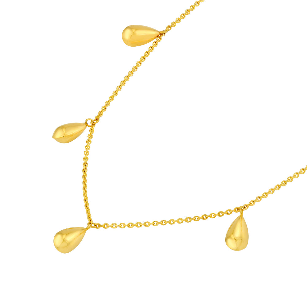close up of teardrop dangle stations 
