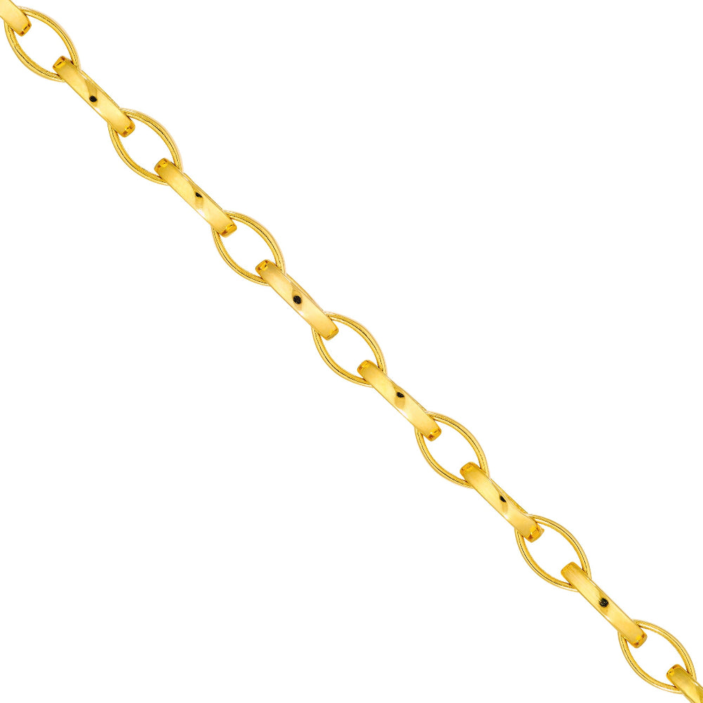 close up pf marquise link