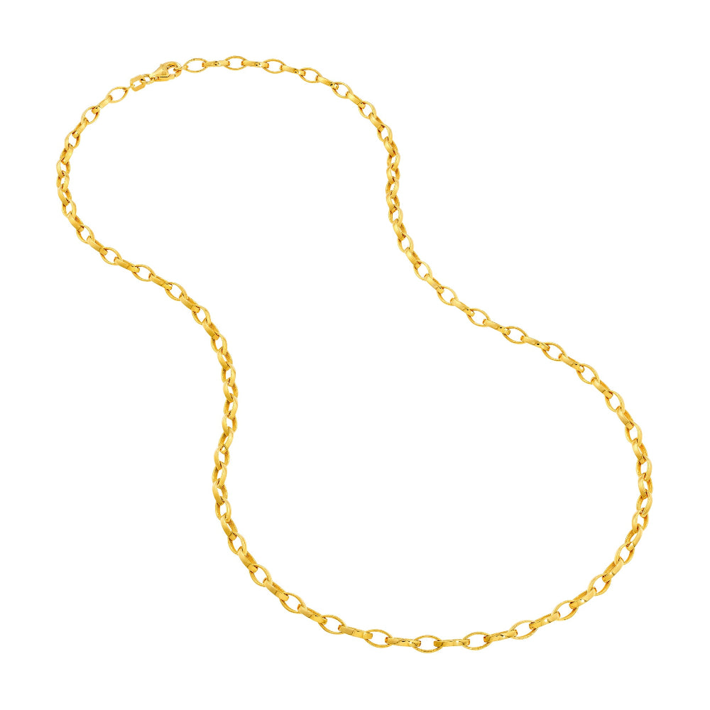18 inch marquise link chain necklace 