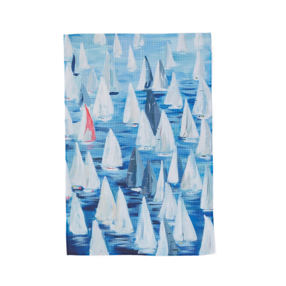 Kim Hovell Tea Towel - Race Day