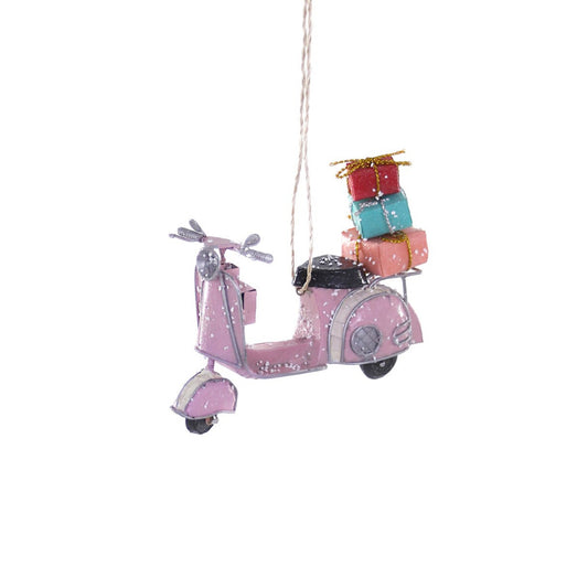 Cody Foster & Co Pink Scooter Ornament
