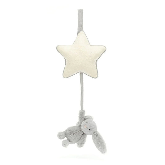 Jellycat Bashful Silver Bunny Musical Pull