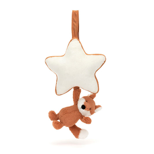 Jellycat Bashful Fox Cub Musical Pull (RECYCLED FIBERS)