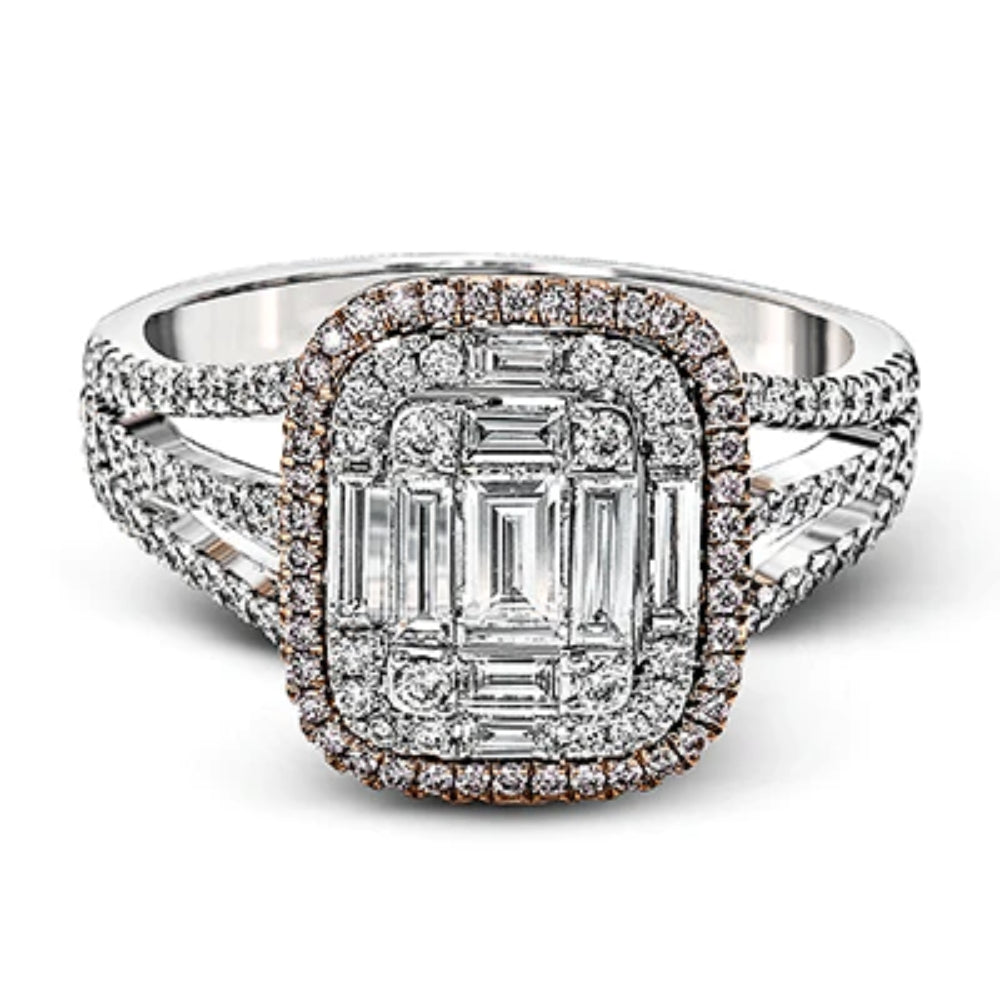 Simon G. Right Hand Ring in 18k Gold with Diamonds