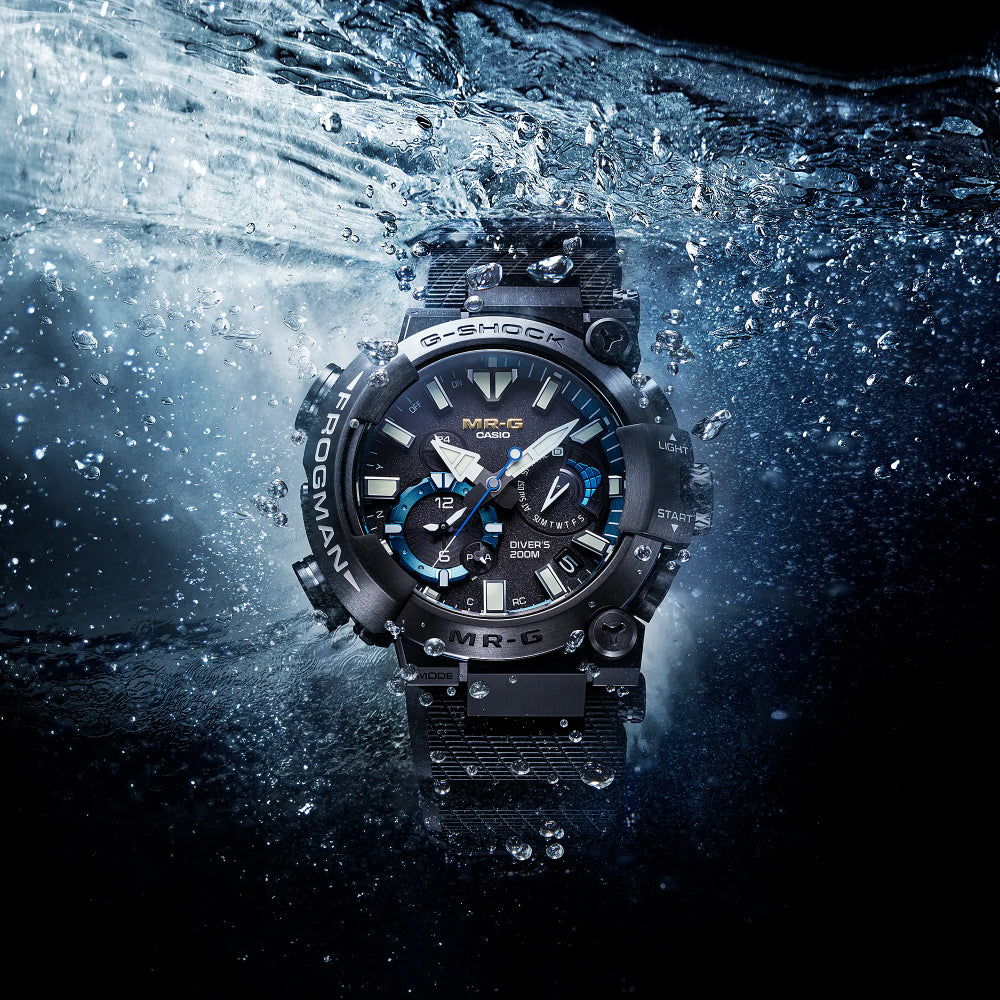 G-Shock MR-G Frogman Solar Titanium Watch, MRGBF1000R1A – Smyth  