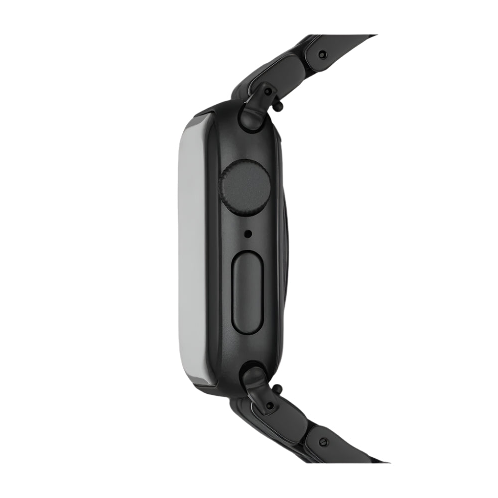 Michele Black Silicone-Wrapped Bracelet Band for Apple Watch®