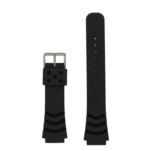 Men's Polyurethane Diver Watch Band - Black