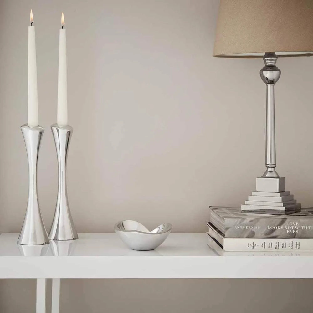 Nambé Aquila Candlesticks - Set of 2