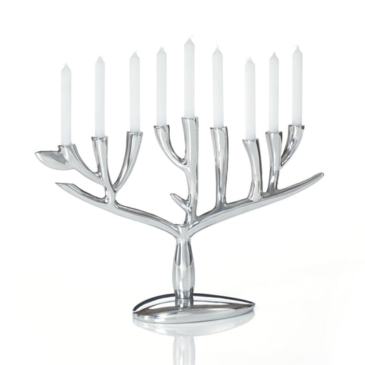 Nambé Hanukkah Tree of Life Menorah