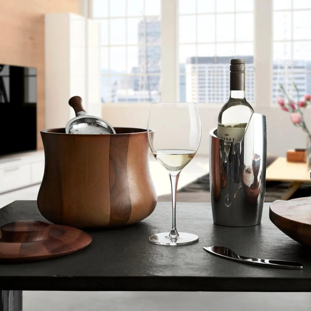 Nambé Nara Ice Bucket with Scoop