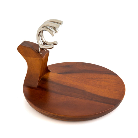 Nambé Holiday Reindeer Platter w/Spreaders