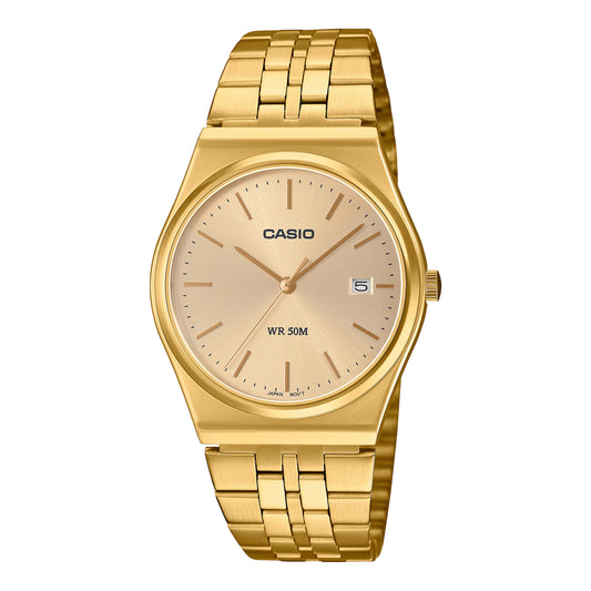 Casio Vintage 35mm Gold-Tone Analog Watch