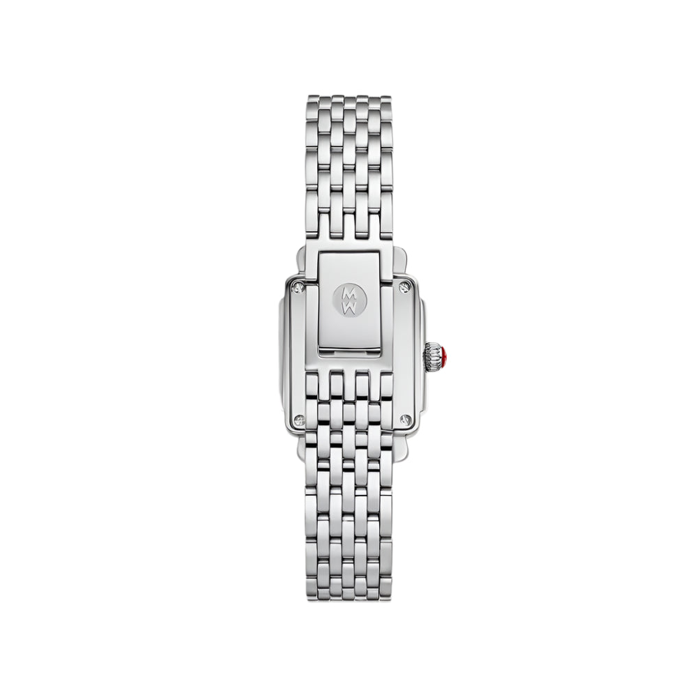 Michele Deco Madison Mini Diamond Stainless Steel Watch
