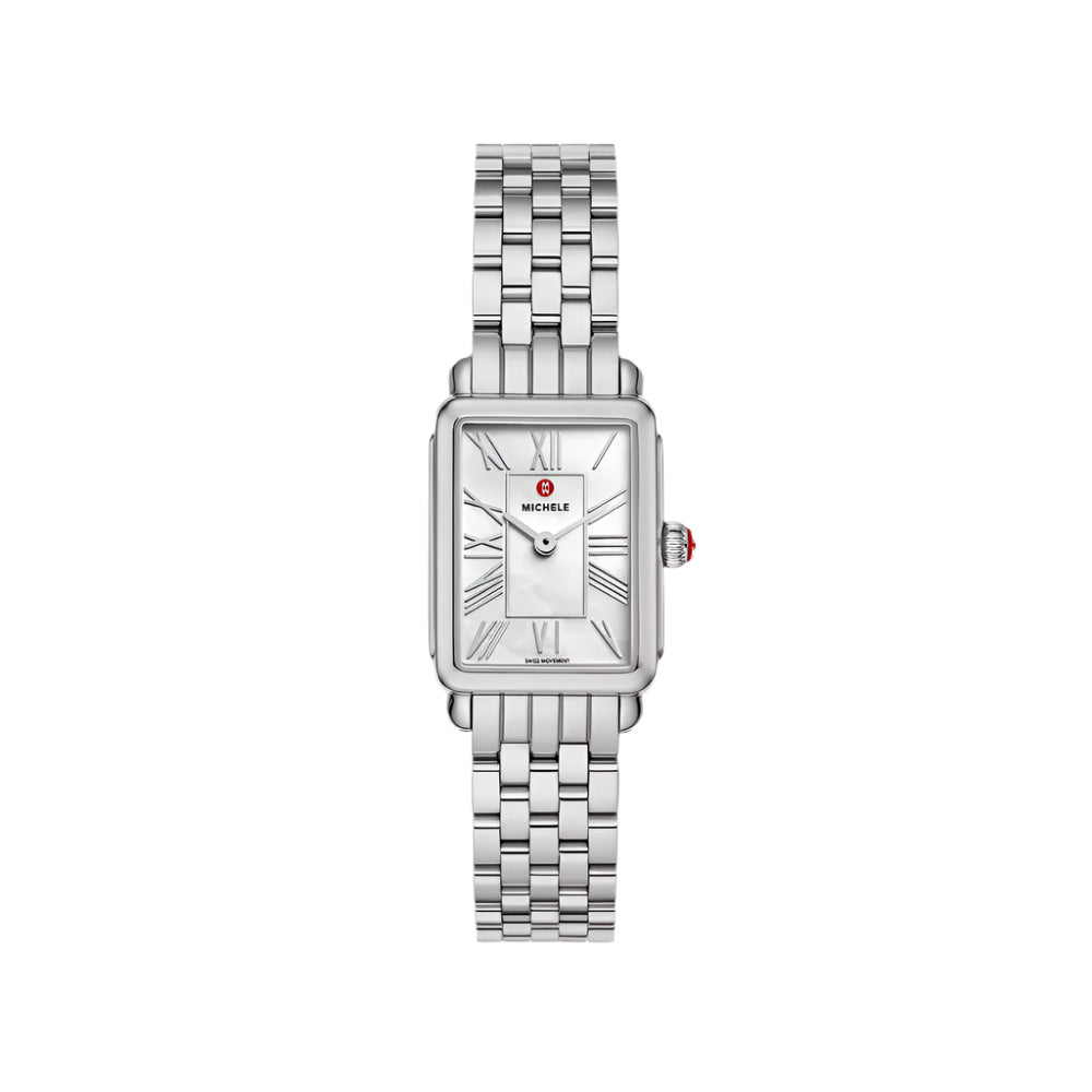 Michele Deco Park Stainless Steel Watch