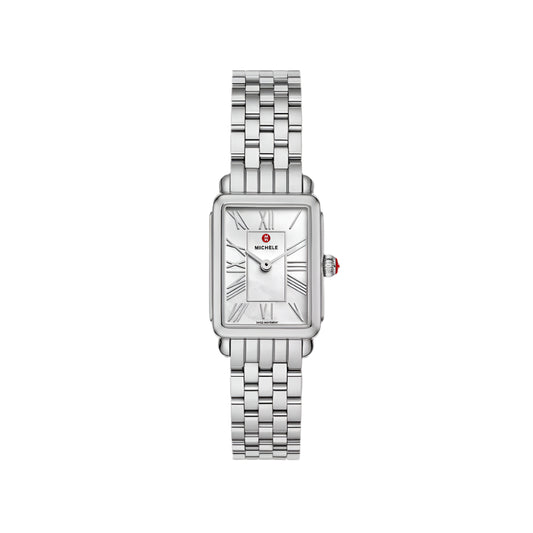 Michele Deco Park Stainless Steel Watch