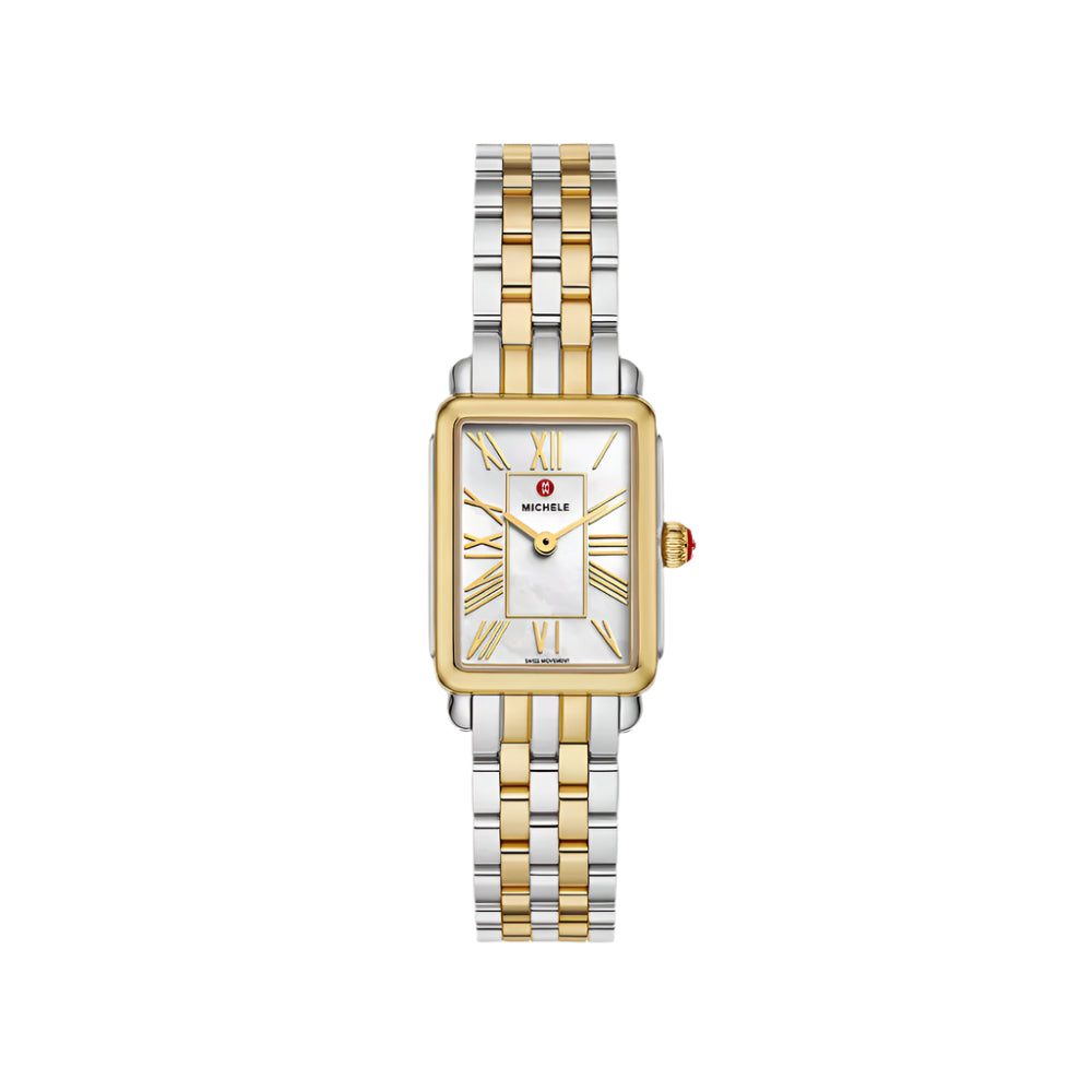 Michele Deco Park Two-Tone 18k Gold Plated Watch