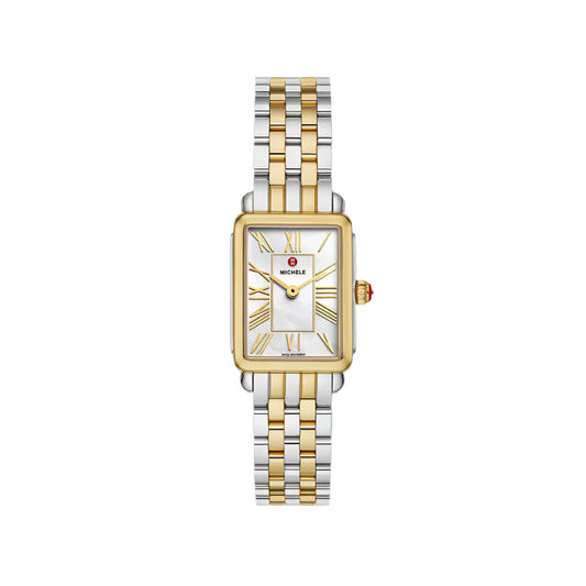 Michele Deco Park Two-Tone 18k Gold Plated Watch