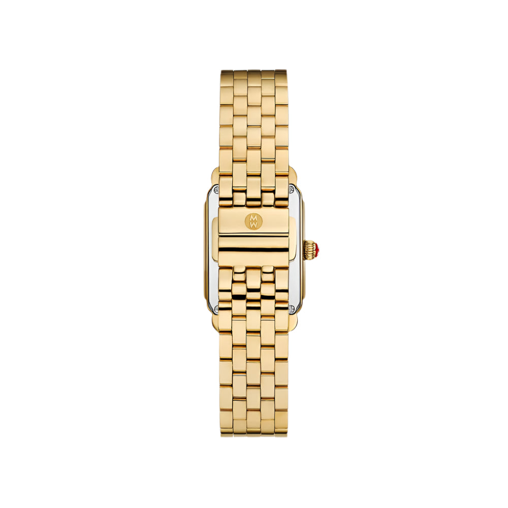 Michele Deco Park 18k Gold-Plated Watch