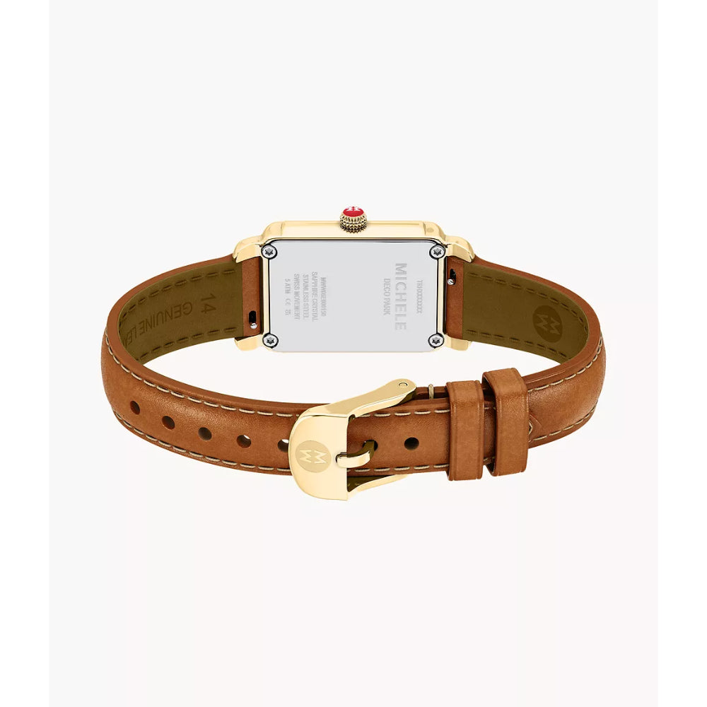 Michele Deco Park Two-Tone 18k Gold-Plated Watch