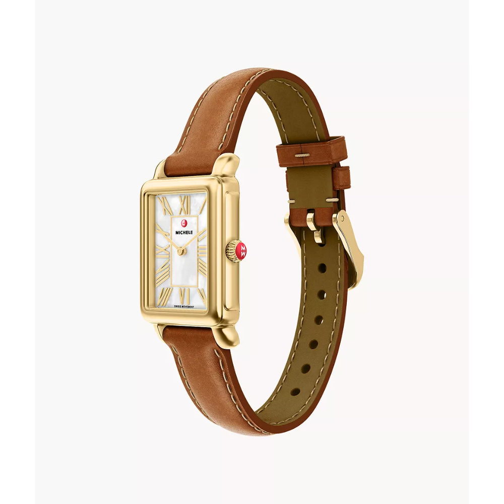 Michele Deco Park Two-Tone 18k Gold-Plated Watch