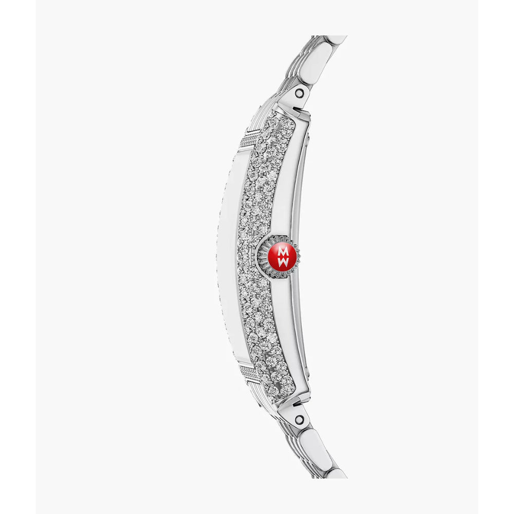 Michele Special Edition Coquette Diamond Stainless Steel Watch