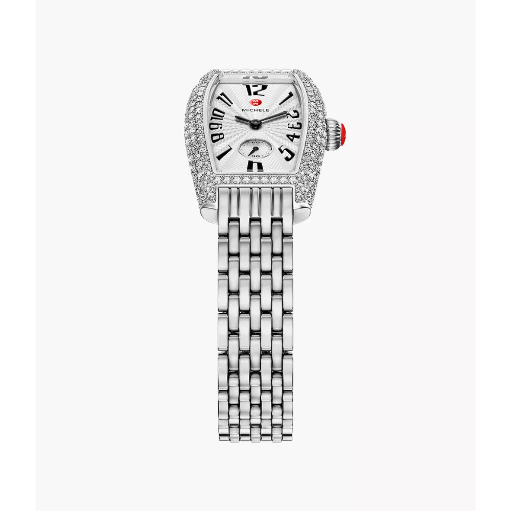 Michele Special Edition Coquette Diamond Stainless Steel Watch