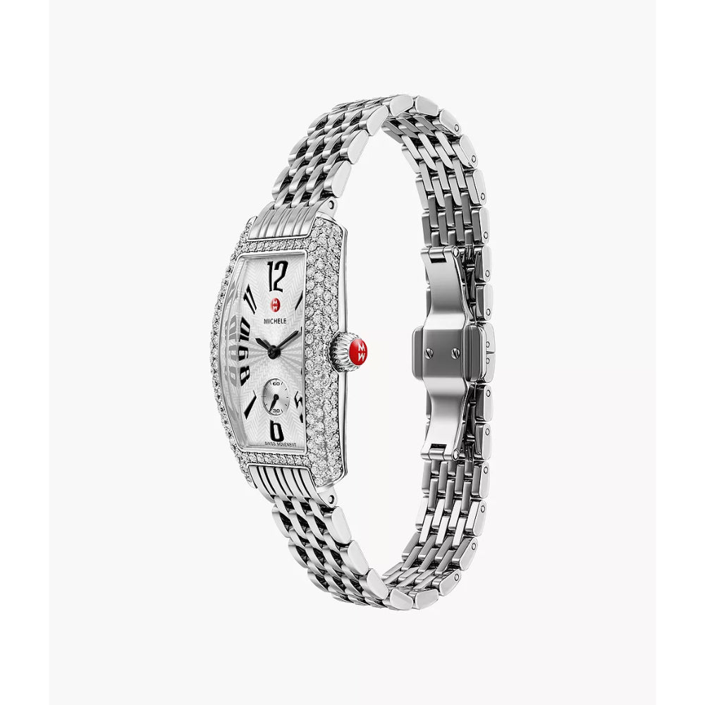 Michele Special Edition Coquette Diamond Stainless Steel Watch
