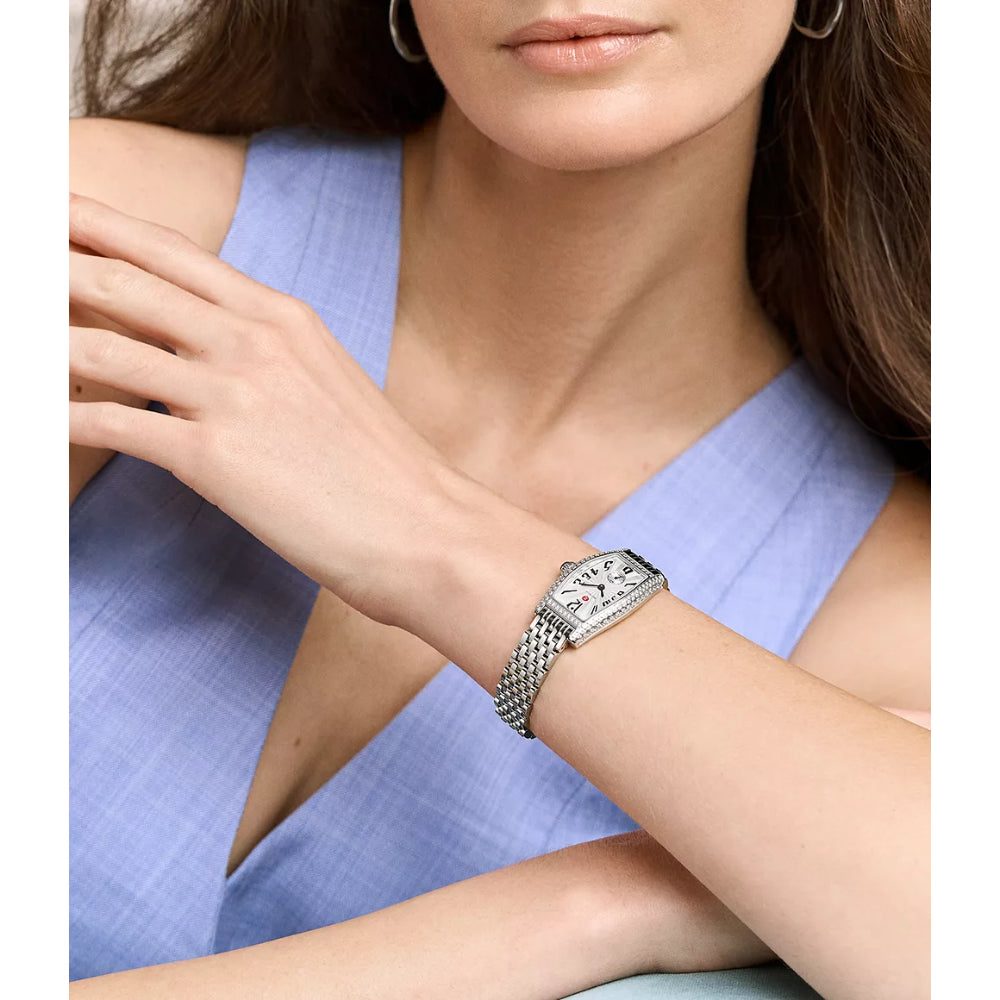 Michele Special Edition Coquette Diamond Stainless Steel Watch