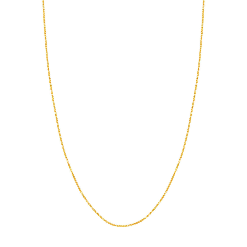 14k Gold 1.65mm Wheat Chain, 20"