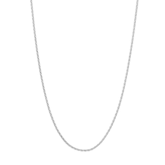 14k Gold Diamond-Cut Wheat Chain Necklace, 16"