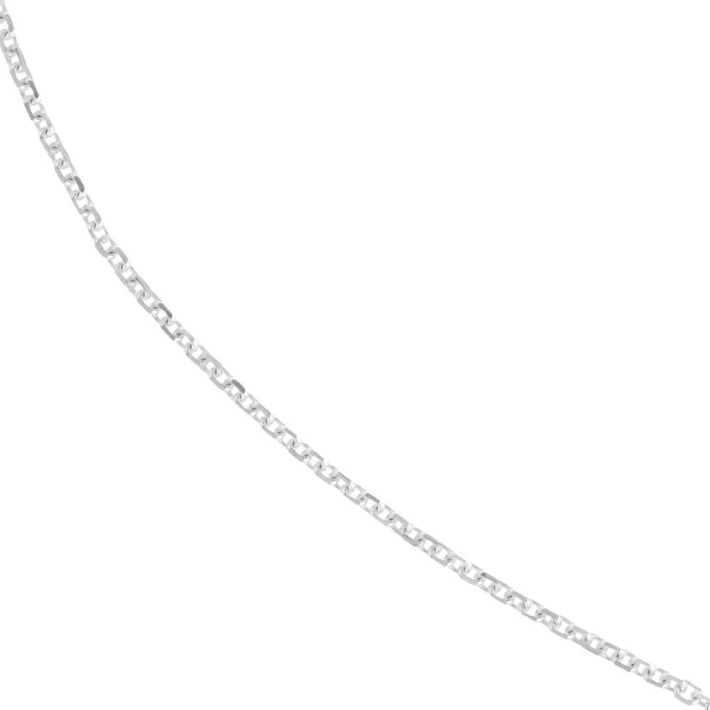 14k Gold Diamond-Cut Adjustable Cable Chain Necklace