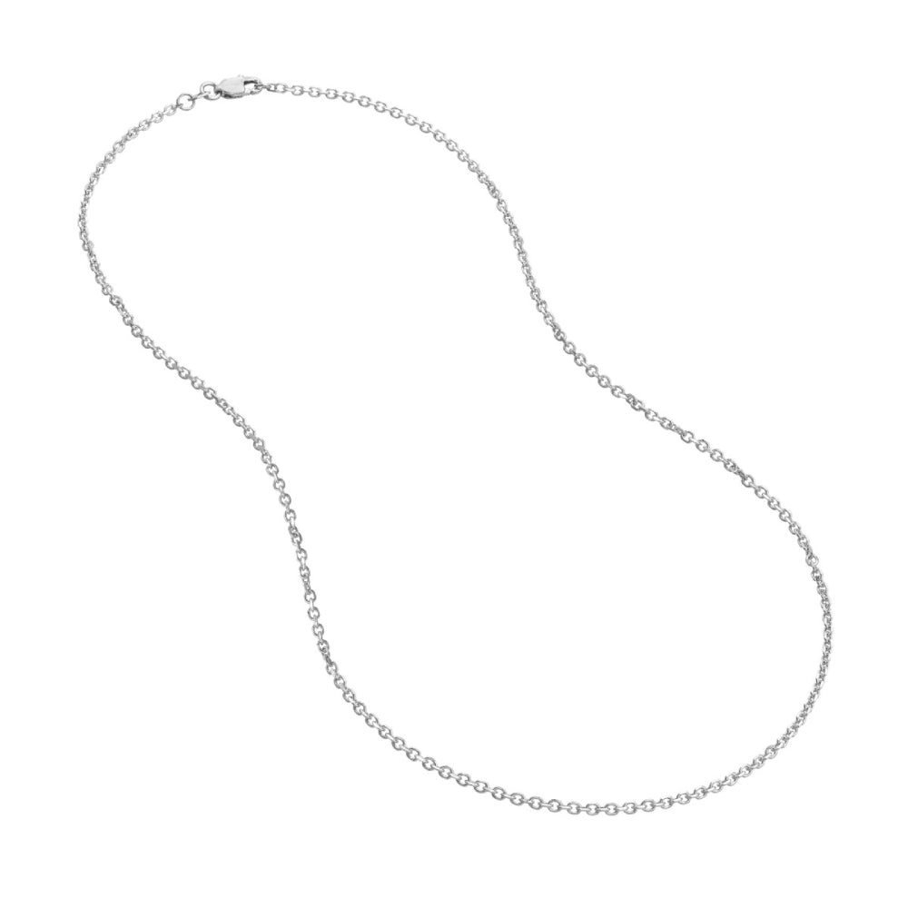 14k Gold 1.8mm Diamond-Cut Cable Chain, 18"