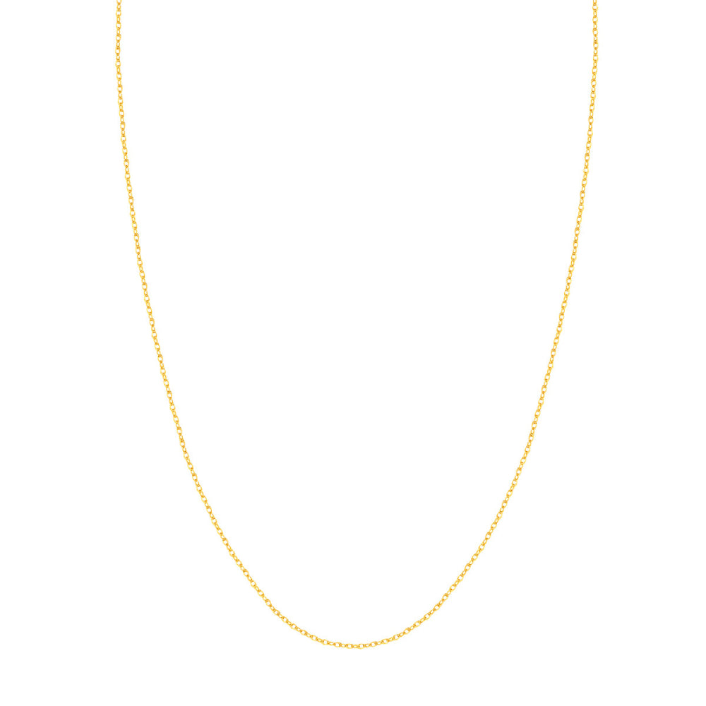 14Y 1.2mm Rope Chain with Spring Ring 16" (Stock Chain)