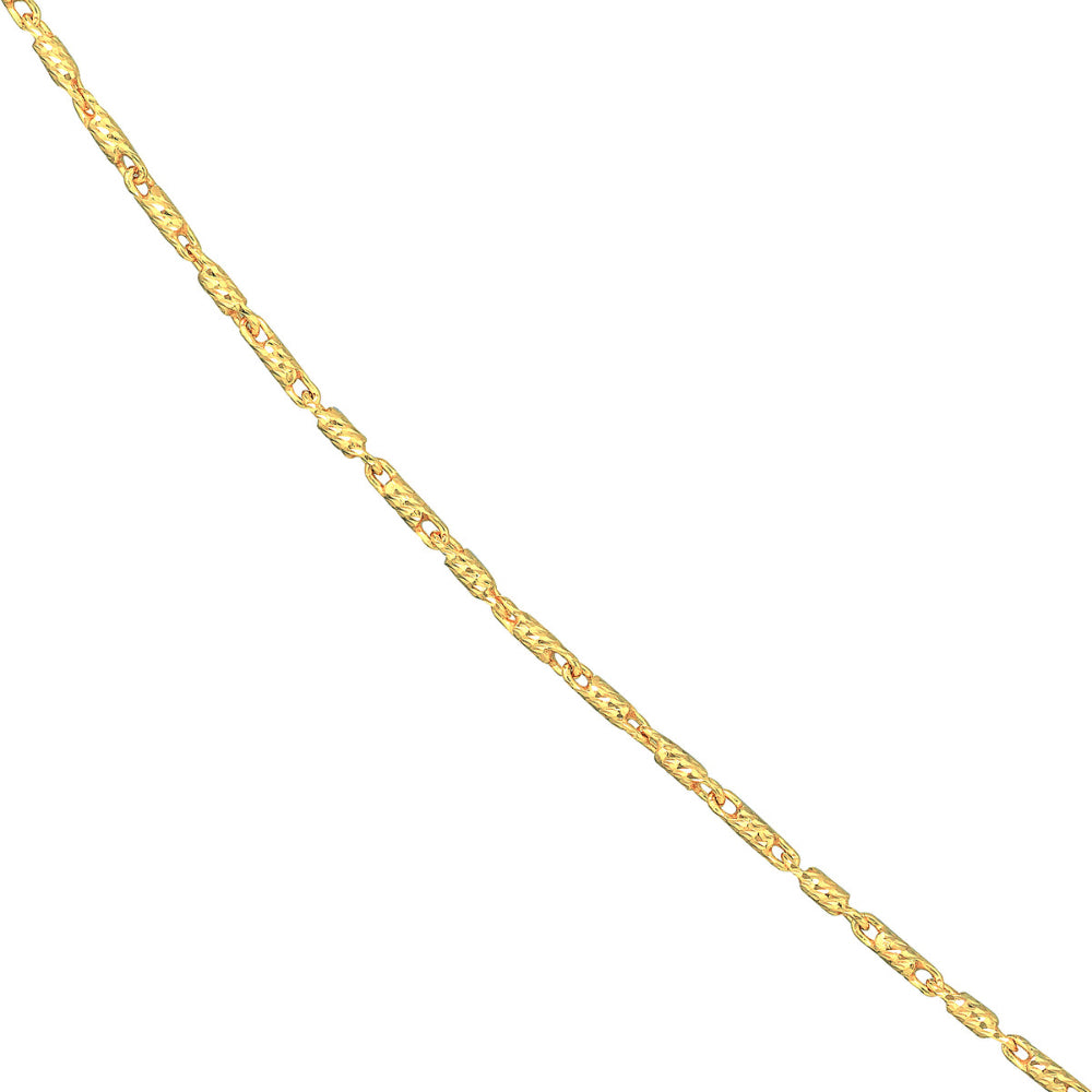 14k Gold Lumacina Diamond-Cut Chain