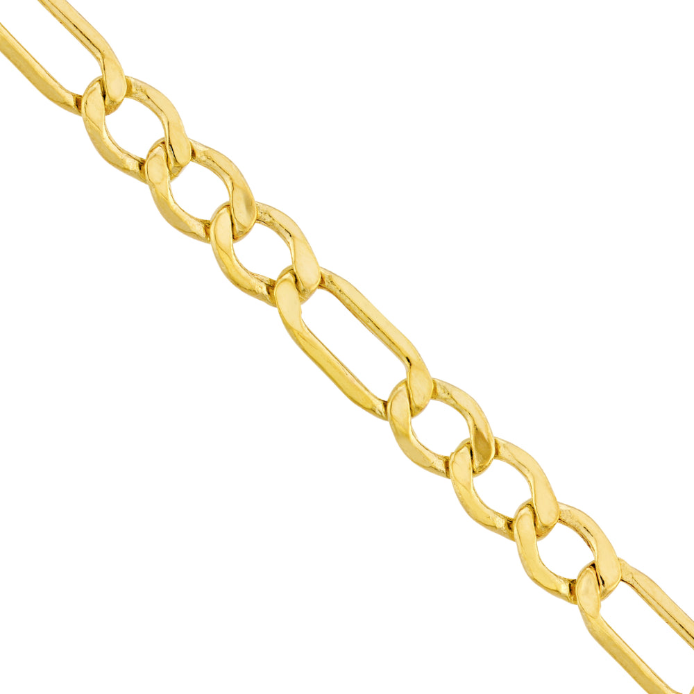 gold tone link chain on white background