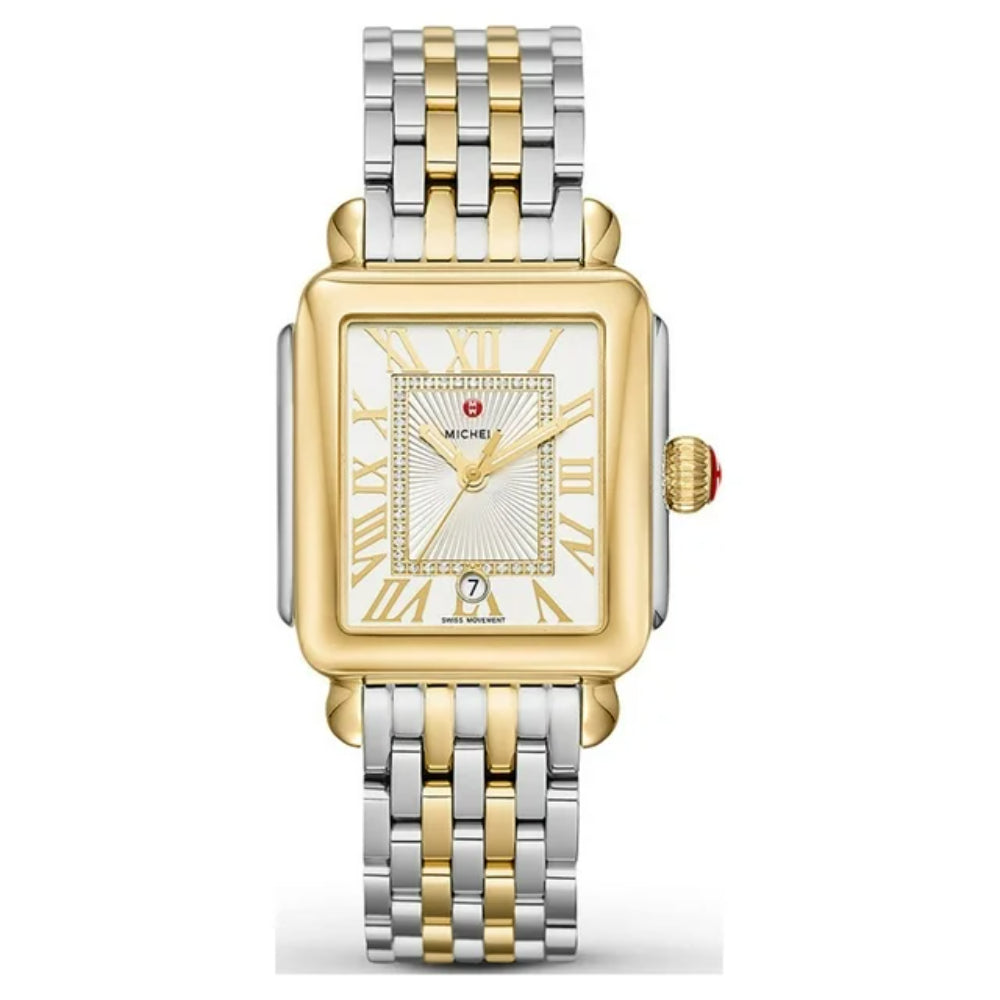 Michele Deco Madison Two-Tone Diamond Watch