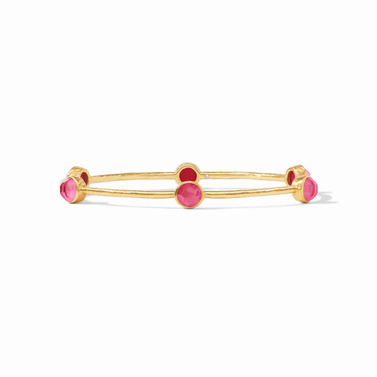 Julie Vos Milano Luxe Bangle-Iridescent Raspberry
