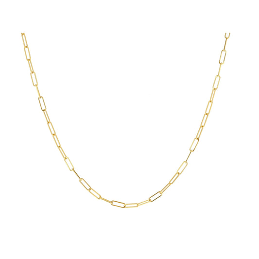 Rachel Reid 14k Baby Link Chain Necklace, 16"