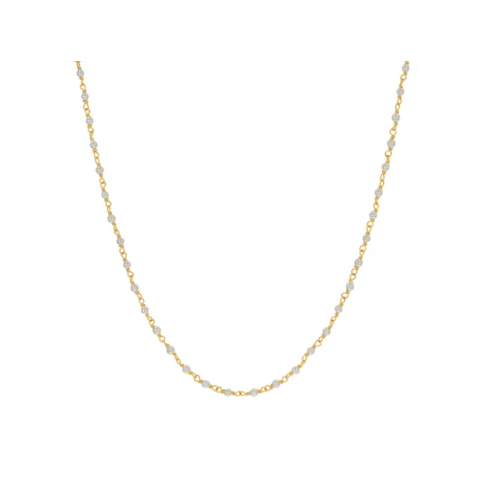 Rachel Reid 14k Fresh Water Pearl Chain Necklace