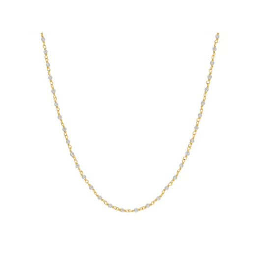 Rachel Reid 14k Fresh Water Pearl Chain Necklace